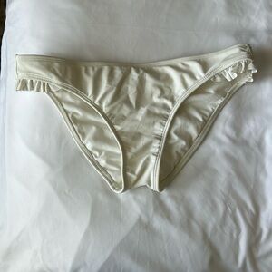 WHITE BATHING SUIT BOTTOMS